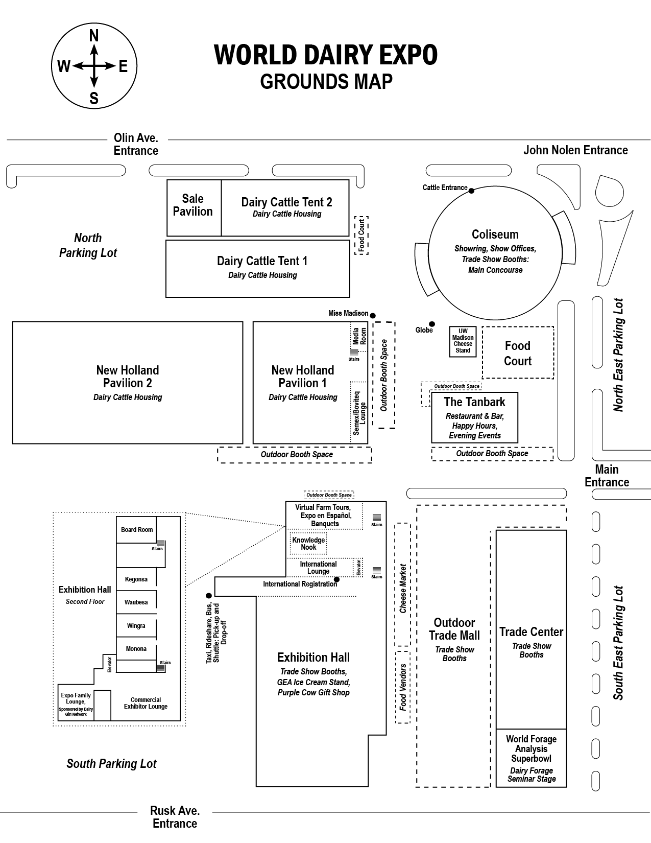 World Dairy Expo Grounds Map World Dairy Expo Grounds Map